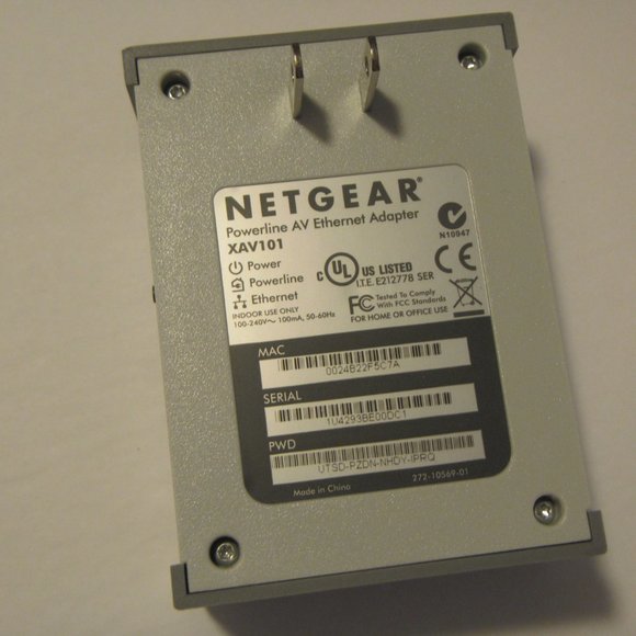 Lot of 4 Netgear XAV101 Powerline AV Ethernet Adapter - Picture 7 of 7